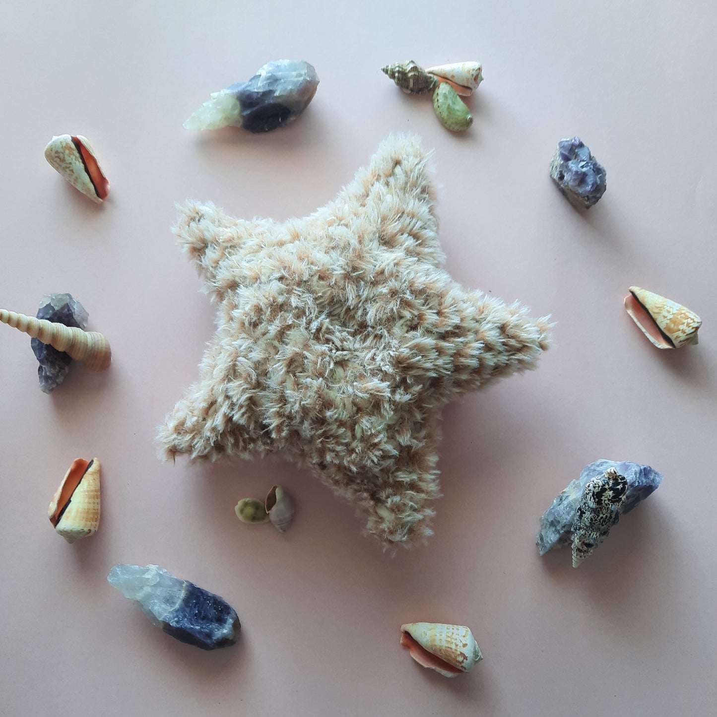 Boho Star Shaped Amigurumi Crochet Throw Pillow PATTERN - No Sew Amigurumi, crochet nursery pillow, Twinkle twinkle star Instant Download