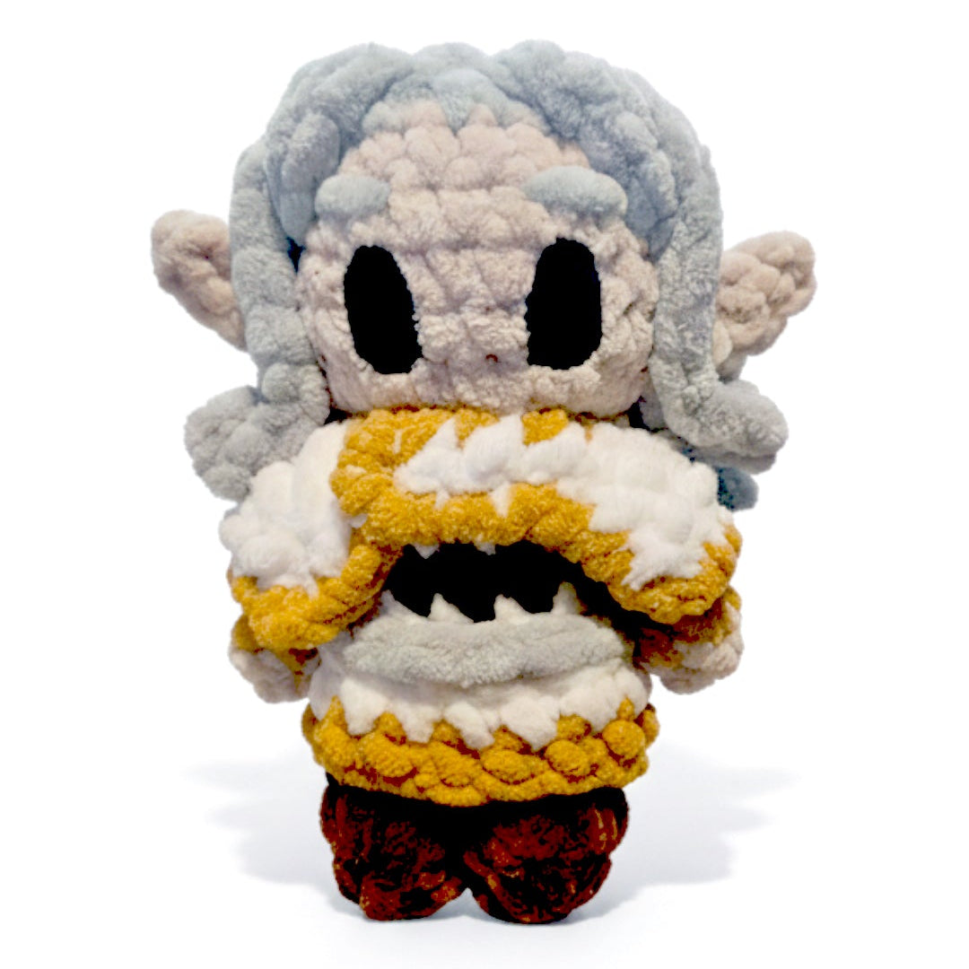 Friren Crochet Chibi PATTERN: Character Crochet Plush Amigurumi (PDF Pattern)