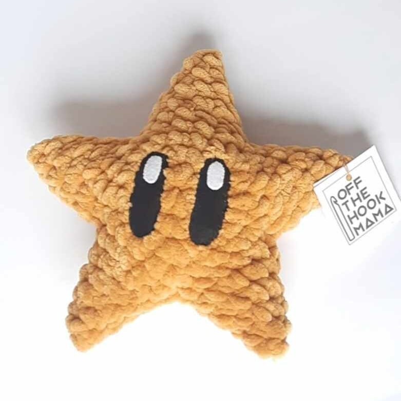 Boho Star Shaped Amigurumi Crochet Throw Pillow PATTERN - No Sew Amigurumi, crochet nursery pillow, Twinkle twinkle star Instant Download