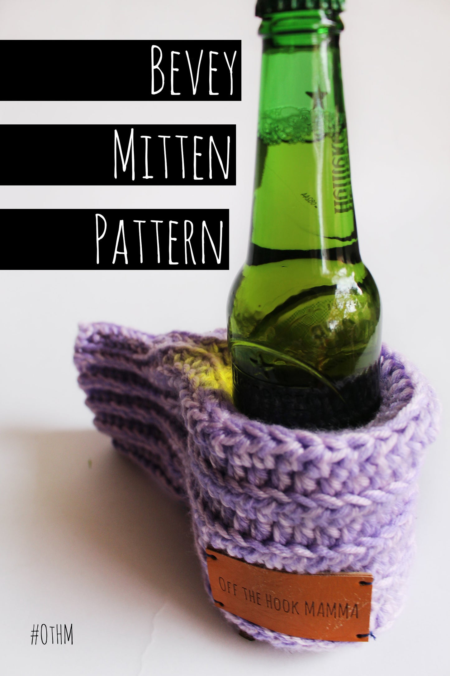 Crochet Pattern Beer mitten, Drink glove, Beer Buddy pattern. Beverage holder. Drink Minder. Includes bonus pattern. DIY gift.