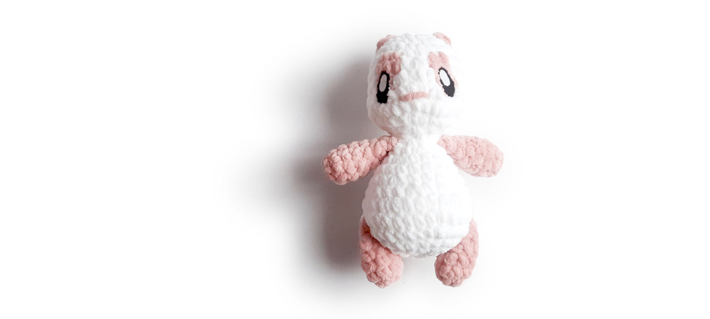 Amigurumi Panda Crochet Pattern: Penelope the Cuddly Chenille Critter (PDF Pattern)