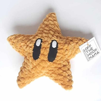 Boho Star Shaped Amigurumi Crochet Throw Pillow PATTERN - No Sew Amigurumi, crochet nursery pillow, Twinkle twinkle star Instant Download