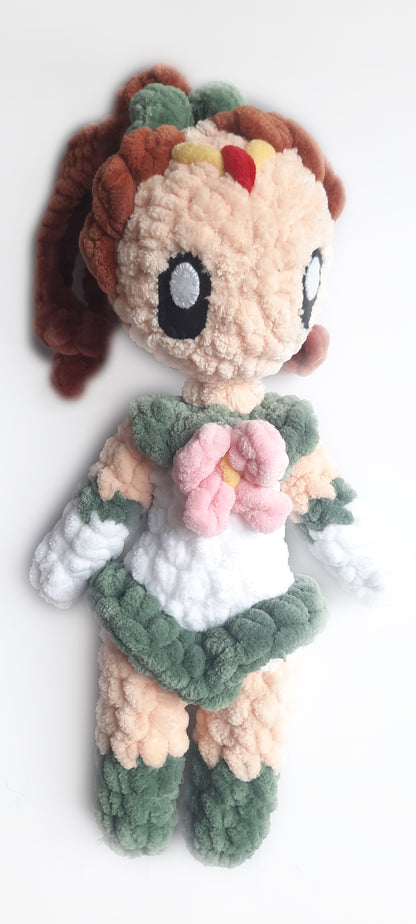 Crochet Sailor Jupiter Amigurumi Pattern: Chibi Plush (PDF)