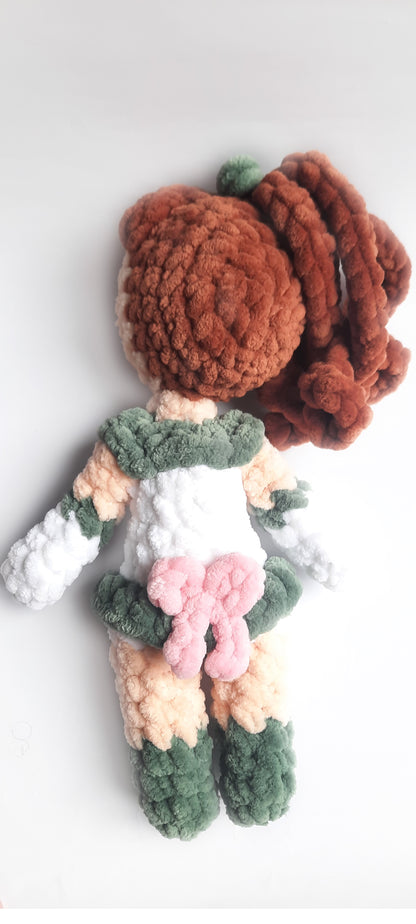 Crochet Sailor Jupiter Amigurumi Pattern: Chibi Plush (PDF)