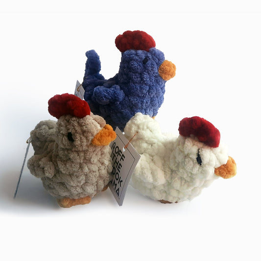 Stardew Hen Keychain, plushie chicken decor