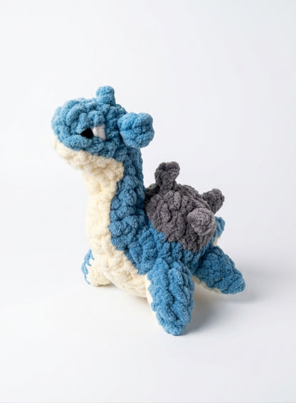 Leatherback Lochness Amigurumi Crochet PATTERN - High Sew Amigurumi, crochet pop culture plush Instant Download