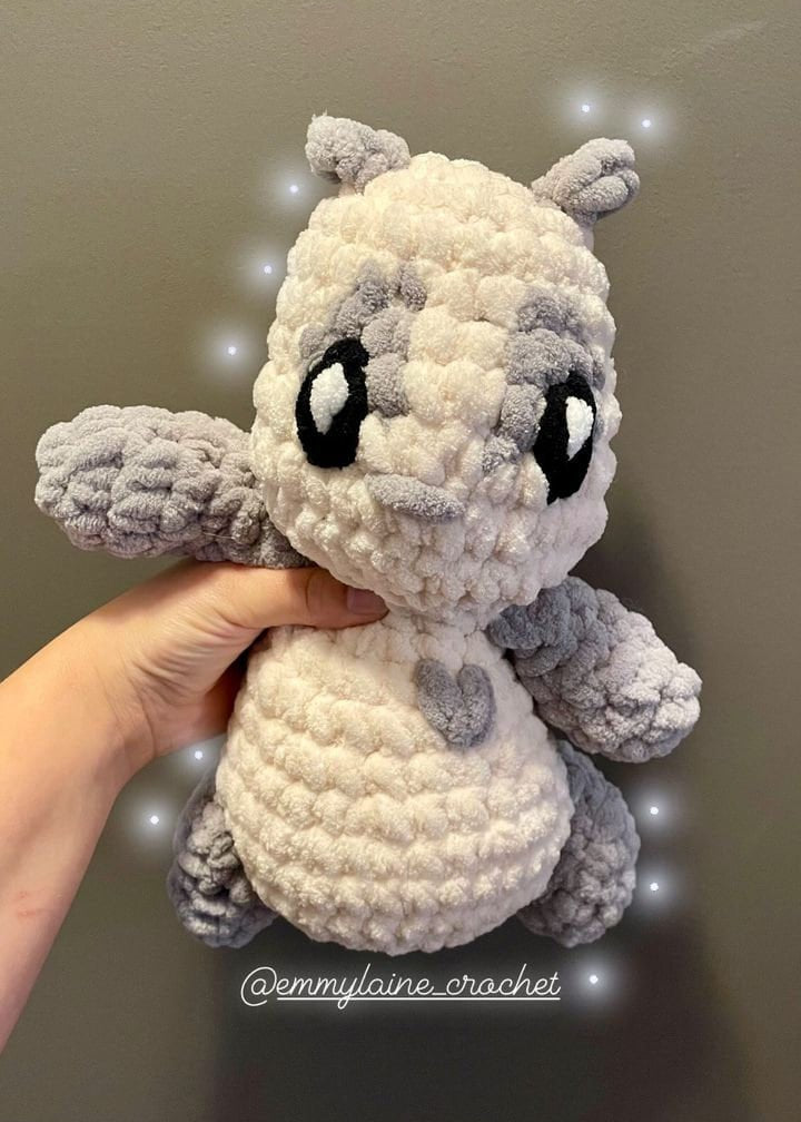 Amigurumi Panda Crochet Pattern: Penelope the Cuddly Chenille Critter (PDF Pattern)
