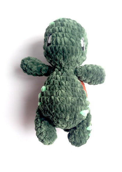 Fin Turtle Plush Amigurumi, Cuddly Chenille Characters. Posh yarn Crochet Pattern