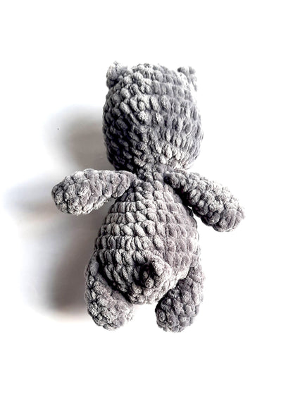Hollis Hippo Plush Amigurumi, Cuddly Chenille Characters. Posh yarn Crochet Pattern
