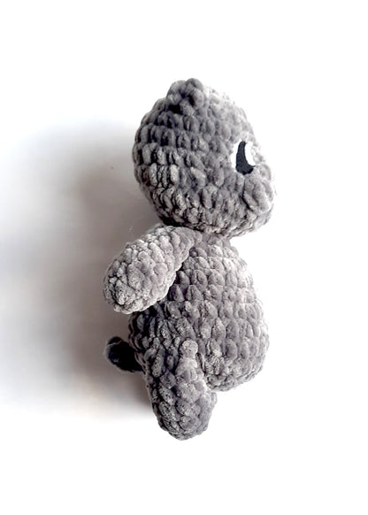 Hollis Hippo Plush Amigurumi, Cuddly Chenille Characters. Posh yarn Crochet Pattern