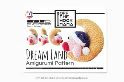 Dream Land Amigurumi Crochet Pattern: Kawaii Plush (PDF Pattern)